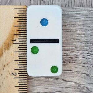 1:2 Replacement Dominoes Large Dot Shiny Color 2 X 1 X 5/8th